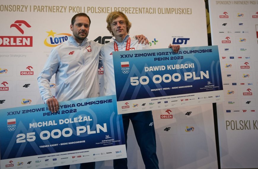 Dawid Kubacki nagrodzony przez Polski Komitet Olimpijski