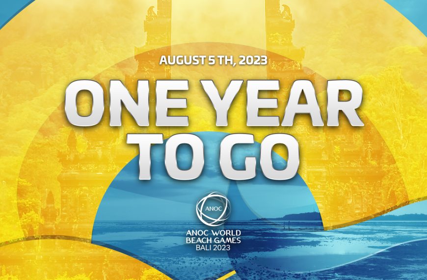Rok do Światowych Igrzysk Sportów Plażowych Bali 2023