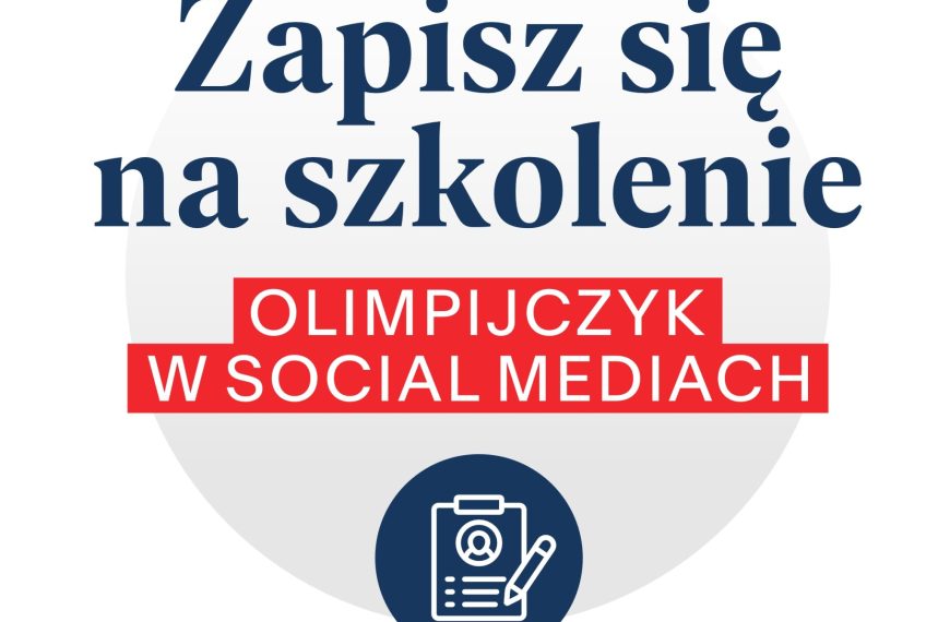 Olimpijczyk w social mediach – szkolenie