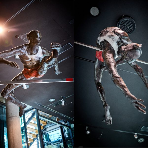 Dofinansowanie rzeźb „Za wysoka poprzeczka” oraz „Ostatni płotek” autorstwa Jerzego „Jotki” Kędziory